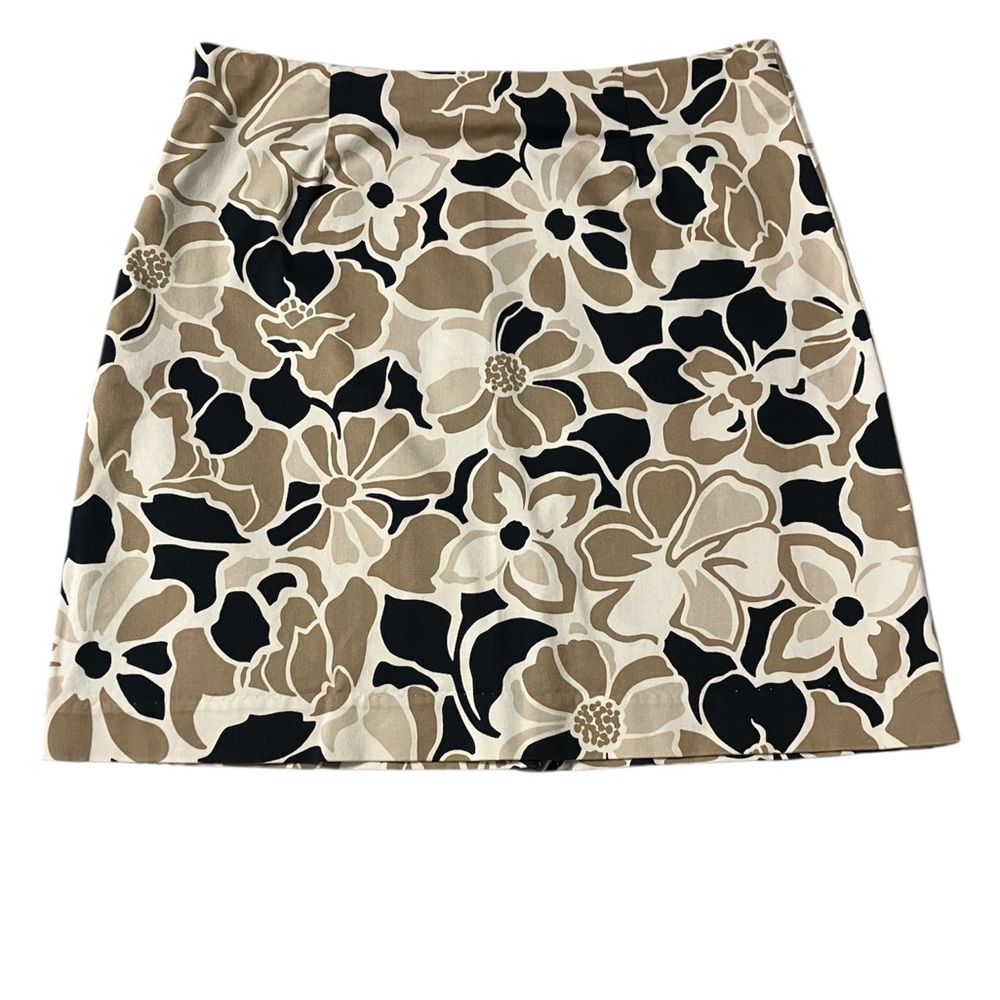 Geoffrey Beene Floral A-Line Skirt – Size 10